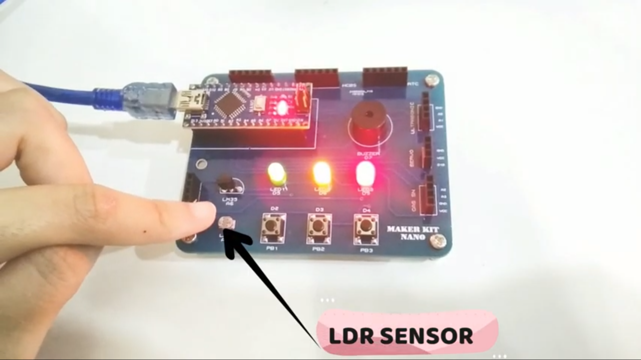 Tutorial Light Sensor | Maker Kit @ ThinkerSpace